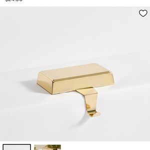 Pottery Barn Gold Stocking Holder